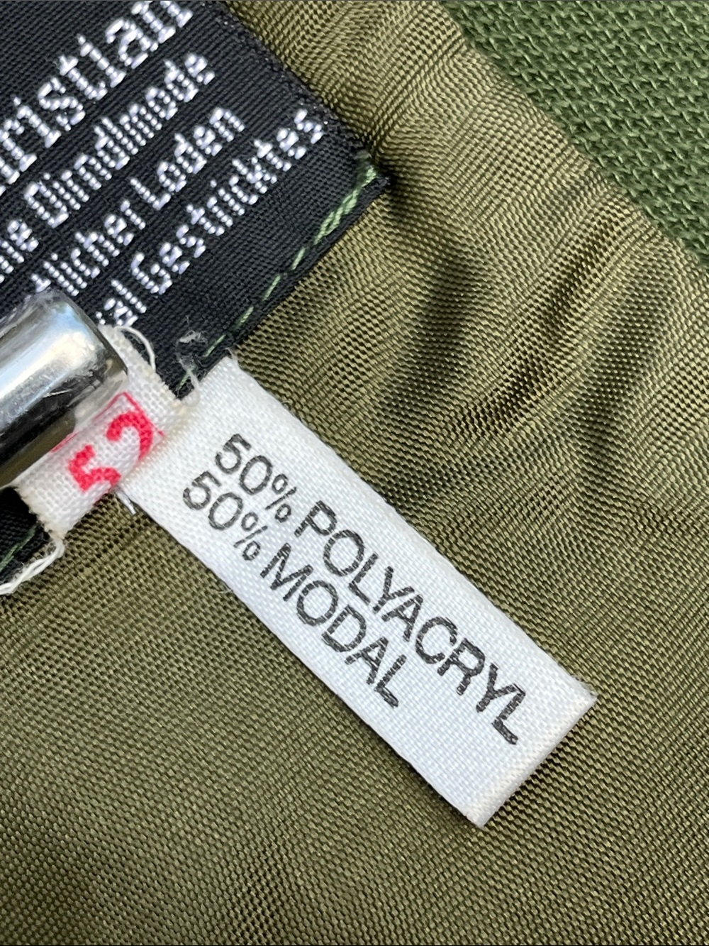 Women's Vintage German Olive Green A-Line Skirt with Matching Jacket - Picture 8 of 8
